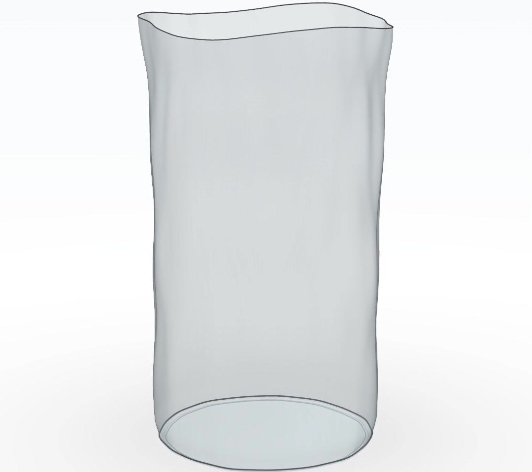 Sac à fond rond transparent (vidéo)
