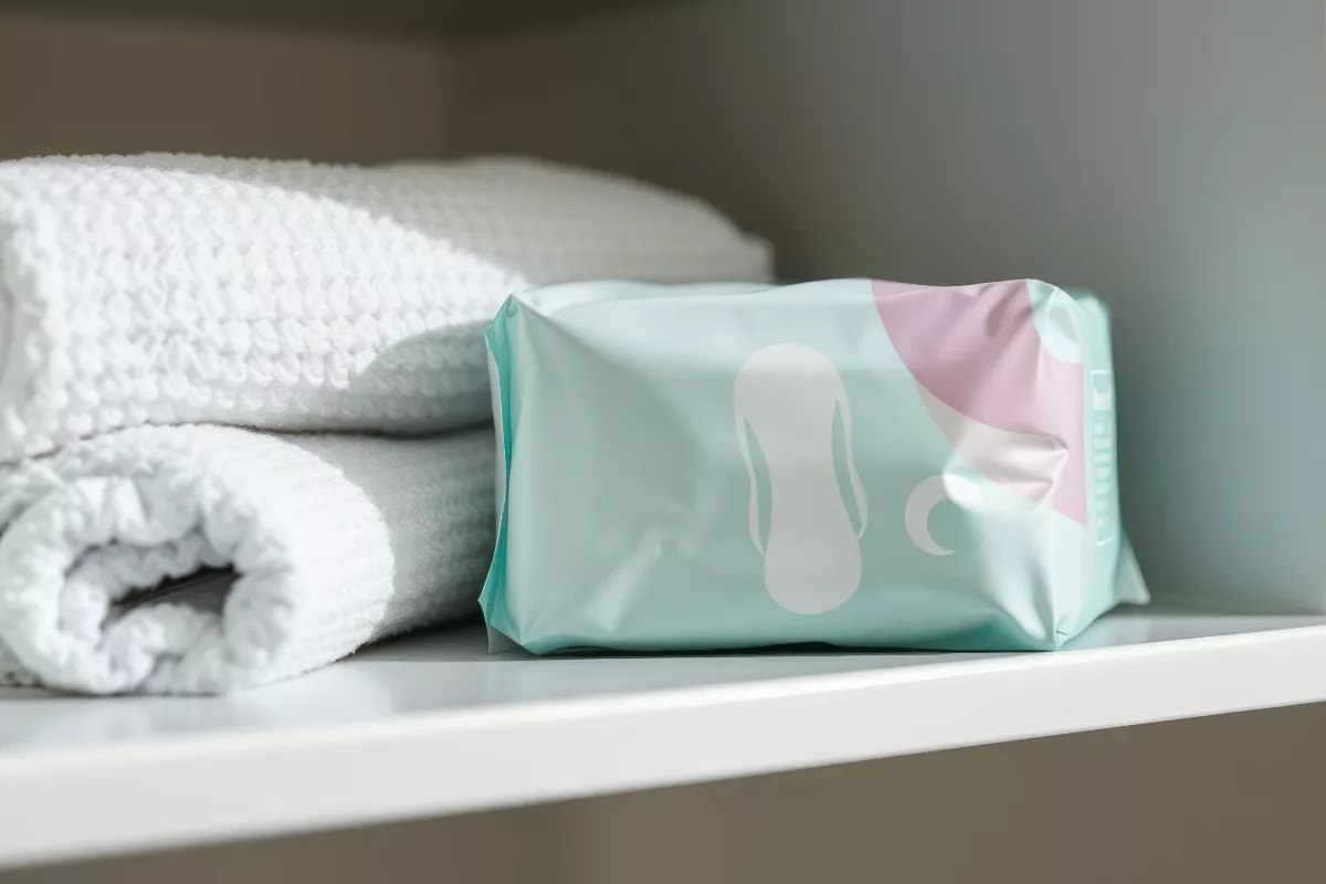 Emballages pour serviettes hygiéniques
