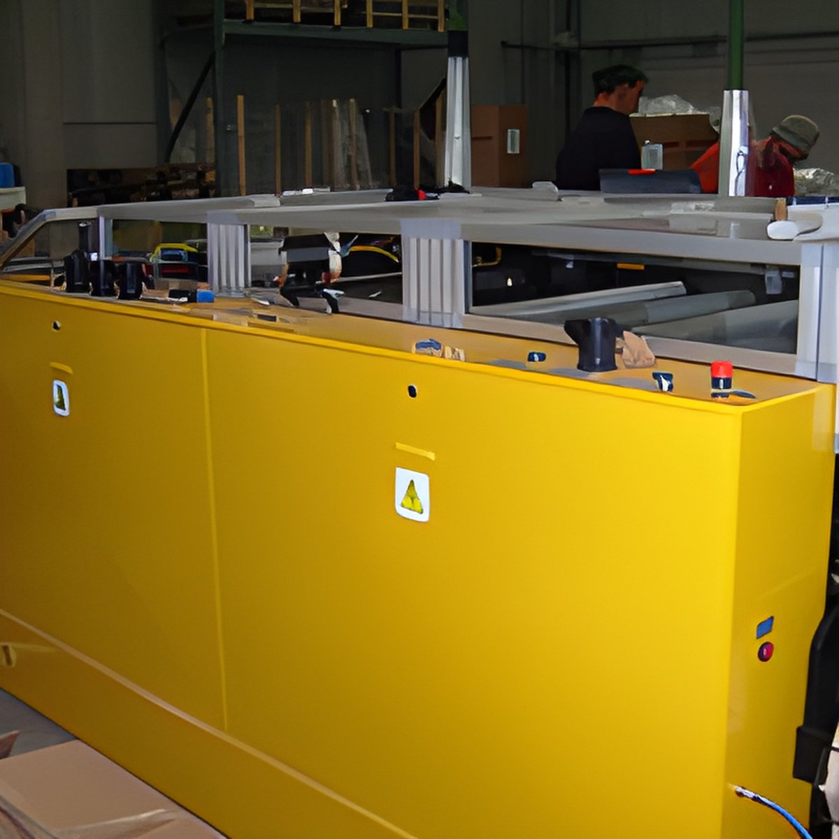 Machine de fabrication au format des sacs plastique