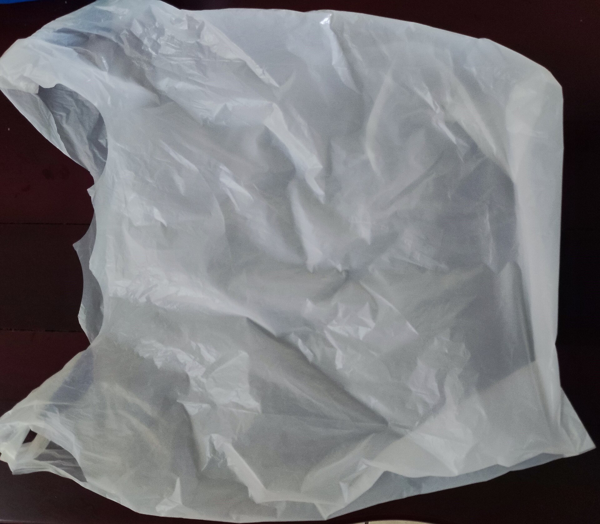 Sac à fond rond moulé, vue de l’intérieur